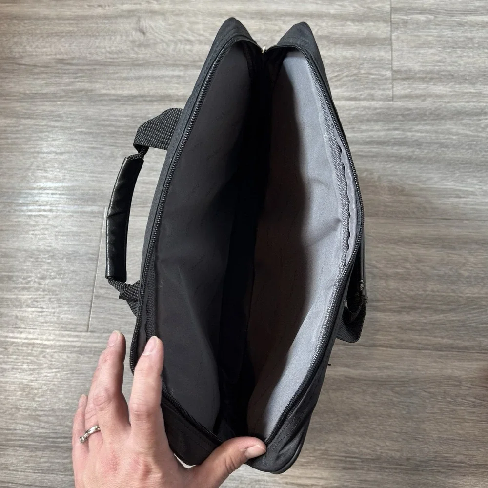 Samsonite 1910 Black Laptop Carrying Bag Case Work Travel Business Briefcase